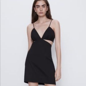 Zara dress with cuts out